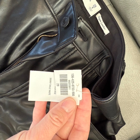 Abercrombie Vegan Leather Pants - Picture 2 of 3